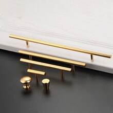 1 件不锈钢 T 形抽屉拉手 - 适合厨房和家具五金的完美橱柜把手