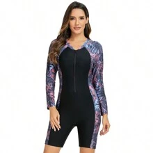Women Rashguards - Dusty Purple - View 1