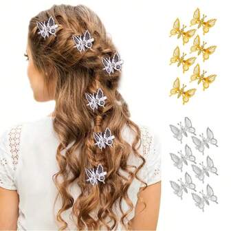 QUONMU 5pcs/Pack Flexible Spring Loaded Hollow Alloy Movable Butterfly Hair Clips, Women's Vacation Side Grip No-Slip Duck Clips, Hair Accessories, Hair Tools, Beauty Accessories, Curly Hair Accessories For Women, Fall, Travel, Hair Tools, Accessories Women, Hair Stuff, Fall, Hair Accessories Women, Hair Tools, Hair Stuff, Stuff, Beauty Accessories, Gifts, Travel, Gifts For Women, Hair Stuff, Stocking Fillers,Stocking Stuffers For Women,Stocking Fillers Women,Christmas Gifts,Christmas Stocking Fillers,Gifts For Women,Stocking Stuffers For Adults,Stocking Fillers For Adult,Hair Stuff,Women's Accessories,Stocking Stuffer,Coming-Of-Age Hair Accessory,Christmas Hair Accessories,Gift Ideas For Women,Beauty Stocking Fillers