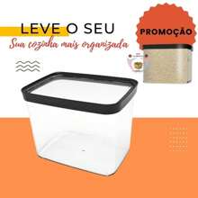 Pote Hermético Cozinha  4 Litros Pote Hermetico 4000ml Porta Mantimentos para grãos arroz ração Resistente