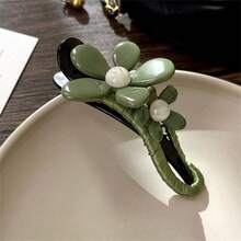 Kẹp Tóc Họa Tiết Hoa Retro Hàn Quốc Cho Nữ, 2024 Kẹp Tóc Móng Vuốt Lớn Mới In Họa Tiết Họa Tiết Paisley Đơn Giản Dễ Thương, Thanh Lịch Đa Năng Kẹp Tóc Bằng Vải Không Dệt - nhiều màu - Xem 9