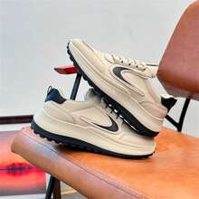 Nuevos tenis casuales y sencillos para mujeres, otoño 2024, moda coreana con suela gruesa, calzado vulcanizado y transpirable - Negro - Ver 5