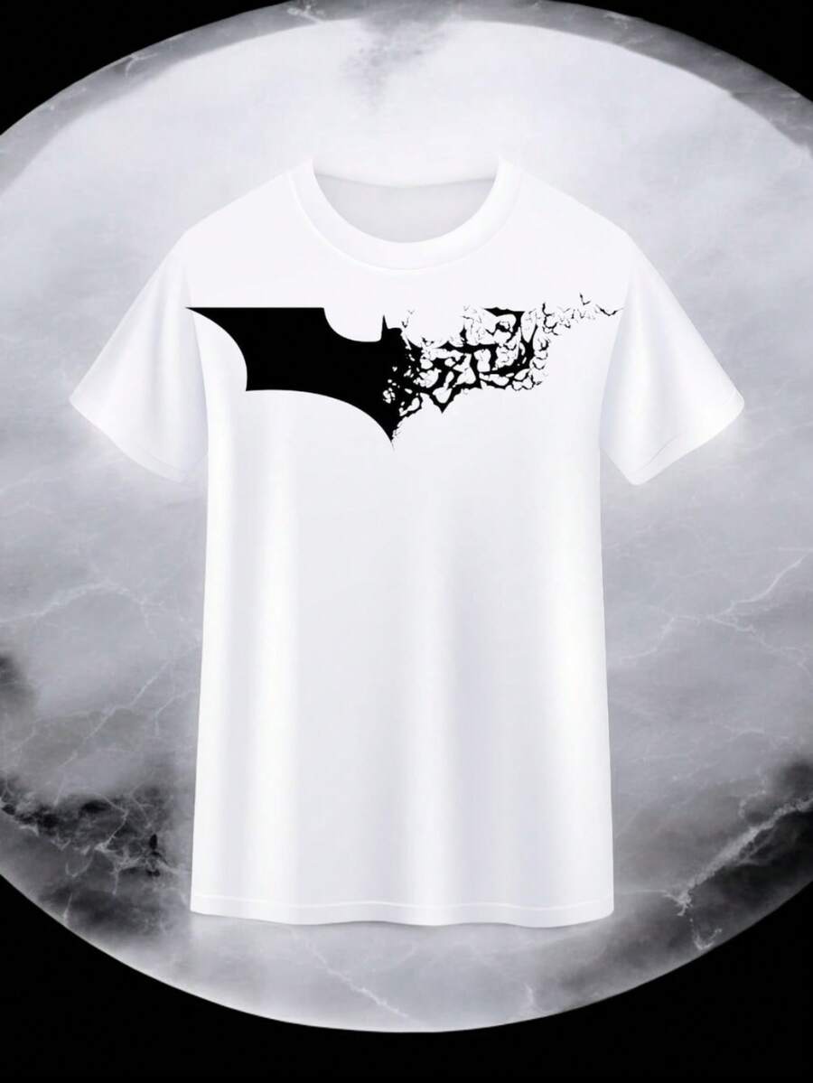 playera BTMN murciélagos super héroes - Blanco - Ver 1