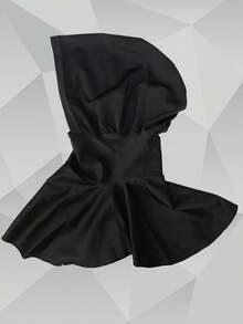 1pc Elegant Solid Color Polyester Tube Headband/Headscarf For Women, Versatile Daily Under Cap