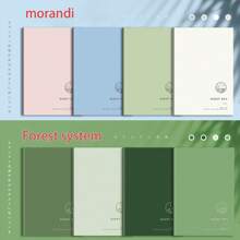 5pcs Minimalist INS Stylish Notebooks, 68 Pages Thick A5/B5 Retro Style For Students, Exams Back To School