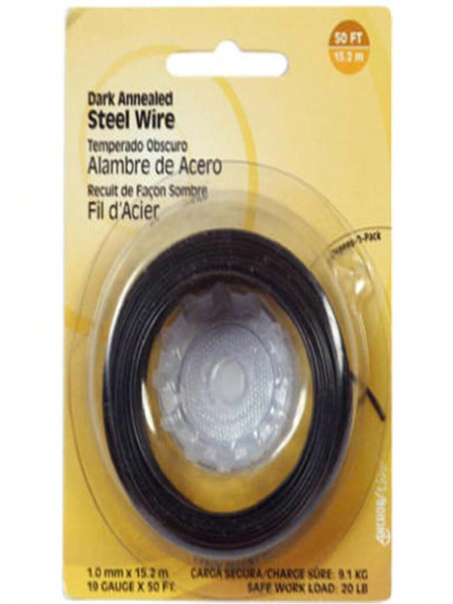 Hillman Group 123111 Copper Wire - 100 Foot Spool For Crafts, Repairs, DIY