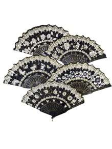 Hand Fans - Schwarz - Übersicht 5