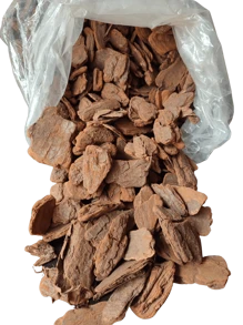 Pine Wood Bark For Arrangements And Decoration - 1kg - Rỉ Nâu - Xem 1