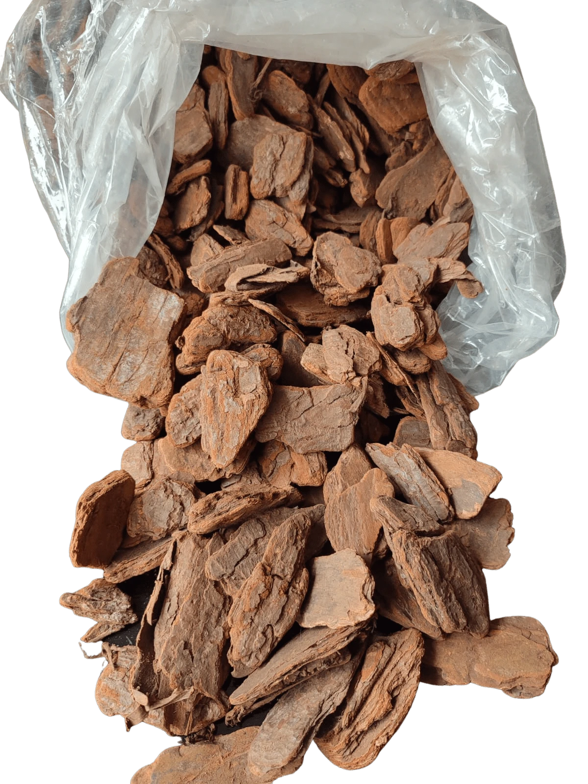 Pine Wood Bark For Arrangements And Decoration - 1kg - Rỉ Nâu - Xem 1