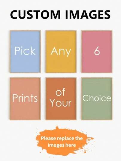 6 יח'\סט אמנות קיר אישית לא ממוסגרת, יצירות אמנות בהתאמה אישית, בחר כל 6 הדפסים אמנות להדפסה בהתאמה אישית, אמנות קיר בהתאמה אישית, הדפסים דיגיטליים, קיר גלריה בהתאמה אישית, קישוטי משפחה, מתנות להורים, לאוהבים, לחברים, חברות, ימי משפחה, מתנות לחג