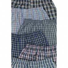 Men's Multi-Pack Of Relaxed Fit Tartan Plaid Classic Boxer Shorts Underwear - 3 件裝基本什錦印花無羈扣門襟 - 查看 9