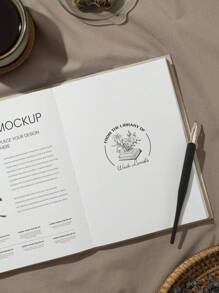 BOOK STAMP PERSONALIZED | Custom Library Stamp | Self-Inking Stamp | From The Library Of Stamp | Book Lover Gift | Christmas Gift Back To School,Back To School,School Supplies,Customized Stamps,Easy Comfort,Office Decor - Khaki - View 9