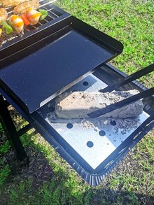 1 pc Parrilla para barbacoa casera, horno portátil plegable para exterior, set completo de parrilla casera, set de horno de carbón para exterior, parrilla de barbacoa, camping al aire libre, parrilla de barbacoa,Grado alimenticio, sin olor peculiar, espesamiento, reunión familiar, cena de amigos, plegable para el hogar, estante de barbacoa portátil, herramienta multiusos, pequeña estufa de acero inoxidable, horno de carbón espesado, barbacoa casera, rejilla de carbón - Negro - Ver 7