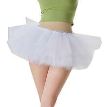 裙子欧美成人欧根纱蓬蓬裙蛋糕裙五层纱裙女秋装 - 成人款 - 查看 18