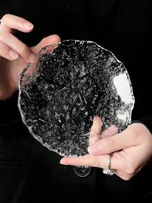 1件/2件（杯+碟）日式糖水碗、可爱少女鸟巢酸奶碗、高档玻璃碗盘套装、甜品碗 - 無色 - 查看 8