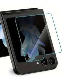2 Pieces Ultra Clear Tempered Screen Protector Compatible With Samsung Galaxy Z Flip 5/4/3 5G - Anti-Scratch, Camera Lens Film, Soft, HD Clear, Small Back Screen Protection - Compatible With Flip3/ Flip Model 4/5, ZFlip3/ 4/5/ Flip6 Gift For Birthday, Family, Friends Tempered Glass, Phone Screen Protector, Phone Accessories