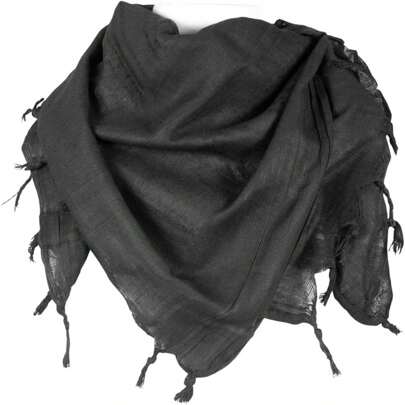 Bufanda Grande Árabe 100% ALGODON 110x110cm, Turbante Árabe, Turbante Para la Cabeza, Algodón Premium, Turbante para Hombres y Mujeres, Bufanda de Desierto, Manta Árabe