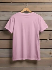 Vintage Car Shirt 53 Beetle Film Herbie Ref 1251 FLUXOGEEK - Baby Pink - View 2