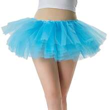 裙子欧美成人欧根纱蓬蓬裙蛋糕裙五层纱裙女秋装 - 成人款 - 查看 4