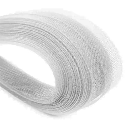 Crinol Fita Tule Estruturado Barra Laço 38mm Rolo C/ 22Metro