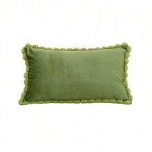 1 件仿兔毛装饰枕套，毛绒天鹅绒方形靠垫套，适用于沙发、客厅装饰（无枕芯） - 彩色 - 查看 59