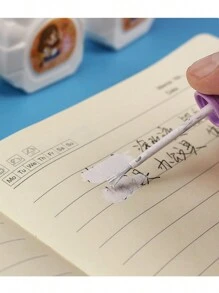 Líquido corrector para estudiantes, gran capacidad, se puede utilizar en ambos extremos, ingredientes seguros,19ml,estilos al azar - 3 pcs - Ver 4