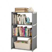 Librero Y Mueble Organizador Estante Para Libros 3 Cubos Y 4 cubos - tres rejilla - Ver 5