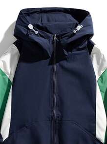 Men's Casual Loose Hooded Outdoor Sports Jacket, New Design For Autumn