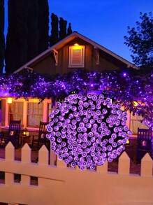 5M/10M Waterproof Fairy String Lights, Indoor & Outdoor Lighting, Suitable For Christmas Tree, Garden, Home, Wedding, Lawn, Party Decoration (Purple, Warm White, Colorful) Halloween Decoration Room Decor Halloween Garden Decor For Gift Fairy Holiday Decor Festival Decor