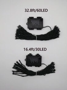 5M/10M Waterproof Fairy String Lights, Indoor & Outdoor Lighting, Suitable For Christmas Tree, Garden, Home, Wedding, Lawn, Party Decoration (Purple, Warm White, Colorful) Halloween Decoration Room Decor Halloween Garden Decor For Gift Fairy Holiday Decor Festival Decor