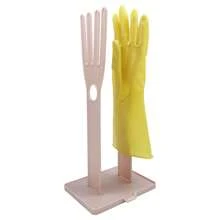 1 pieza Soporte para guantes de cocina, Estante de secado de guantes, Escurridor de plástico para guantes de goma, Colgador de guantes, Estante para fregadero, Organizador de bolsas de alimentos, Regalo del Día de la Madre, en color rosa y azul