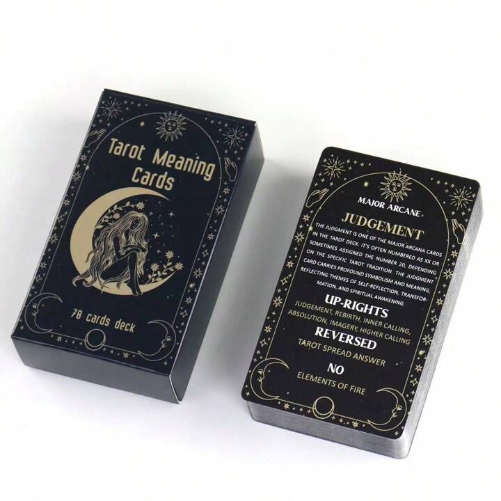 ◆新品未開封♡スペイン製♡タロットカードデッキ♪ Amazon.co.jp: ZXKYZR8 ホワイトヌーメンタロット、78Pcsコート