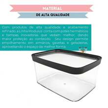 Kitchen Airtight Pot 2500ml Food Storage Holder For Grains Rice Food Resistant - - Đỏ - Xem 6