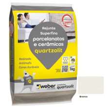 Grout For Porcelain And Ceramics 1kg Quartzolit - 白色 - 查看 1