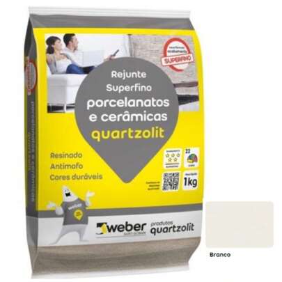 Rejunte Para Porcelanato E Cerâmica 1kg Quartzolit