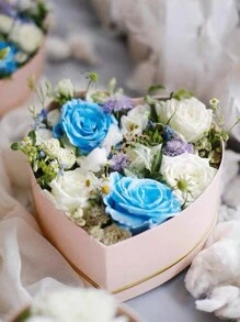 心形窗口透明礼盒，情人节礼物 - 粉色 - 查看 3