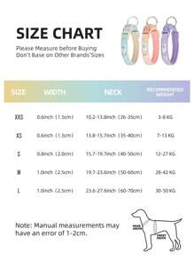New Fresh Wave Striped Adjustable Dog Collar With Leash, Mesh Lining For Comfort, Small D-Ring For Dog Tag & Bell - Mauve Purple - View 3