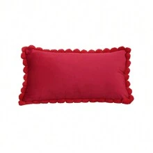 1 件仿兔毛装饰枕套，毛绒天鹅绒方形靠垫套，适用于沙发、客厅装饰（无枕芯） - 彩色 - 查看 34