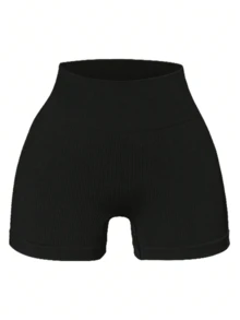 Bộ 6 món Nữ Cao Cấp Liền Mạch Quần Short Tập Yoga, Hút Ẩm & Thoáng Khí, Màu Trơn Quần Short Thể Thao Đa Năng - Nhiều màu - Xem 5