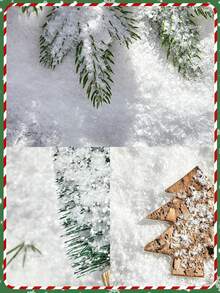 1 pieza Decoración navideña Copos de nieve simulados, 100g de polvo de nieve seca Copos de nieve artificiales, Accesorios fotográficos Copos de nieve artificiales, Decoración de escena, Decoración navideña, Decoración del hogar, Decoración de oficina, Decoración perfecta para fiestas temáticas, Decoración de fiesta familiar de Navidad,Navidad
