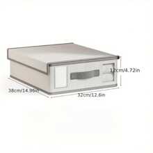 1 件装织物收纳盒，适用于床上用品、衣服、毯子 - 多功能收纳盒，适用于衣柜、宿舍、家庭使用 - 彩色 - 查看 10