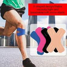 20pcs/Set Kinesiology Tape, Elastic Sports Waterproof Muscle Tape, For Knee Shoulder Elbow - Multicolor - View 3