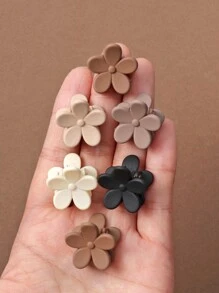30pcs/Set Assorted Size Flower And Wave Design Fashion Hair Clips For Women, Cartoon Style, Random Colors Hair Claws Claw Clips Hair Jaw Clip Hair Clamps Hair Clutch Hair Catcher Clip