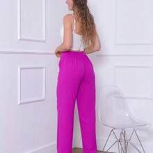 A-Lows A&L Women's Dune Pantalone Pants With Elastane - 玫瑰紅 - 查看 4