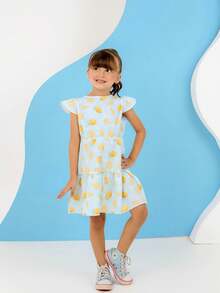 Children's Dress 3 Marias Princess - Màu xanh bụi bặm - Xem 4