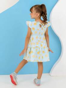 Children's Dress 3 Marias Princess - Màu xanh bụi bặm - Xem 2