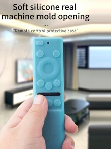 1Pc Luminous TV Remote Cover, Universal Full Shell Compatible With BN59-01358D/B 01357F/A 01363A Models, Anti-Slip, Shockproof, Waterproof, With Lanyard(Only Blue And Green Styles Can Glow, Others Do Not Glow) - Multicolor - View 1