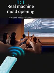 1Pc Luminous TV Remote Cover, Universal Full Shell Compatible With BN59-01358D/B 01357F/A 01363A Models, Anti-Slip, Shockproof, Waterproof, With Lanyard(Only Blue And Green Styles Can Glow, Others Do Not Glow) - Multicolor - View 2