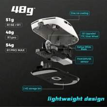 VGN VXE Dragonfly R1 PRO MAX 有线/2.4G 鼠标 红色 轻量级 PAW 3395 100-26000 DPI 续航时间长达 150 小时 冰涂层 易于清洁 125-4000Hz 回报率 Nordic Smart Speed X 无线 红色 适用于电子竞技游戏/办公室 无线鼠标 电子竞技游戏鼠标 适用于游戏玩家 PC 配件 - 紅色 - 查看 4
