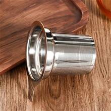 1pc Stainless Steel Mesh Tea Infuser, Reusable Tea Pot Cup Tea Leaf Filter, Silver Spice Strainer - Multicolor - View 7